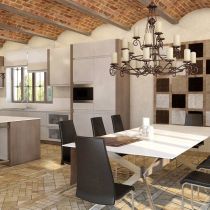 Дизайн частного дома в средневековом стиле.